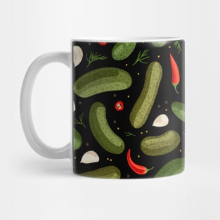 Spicy Pickles - Black Mug